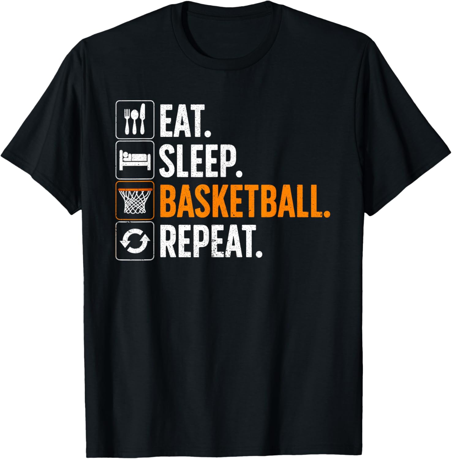 Funny Basketball Women Team Sport Basketball Player T-Shirt - T-Shirt | Black