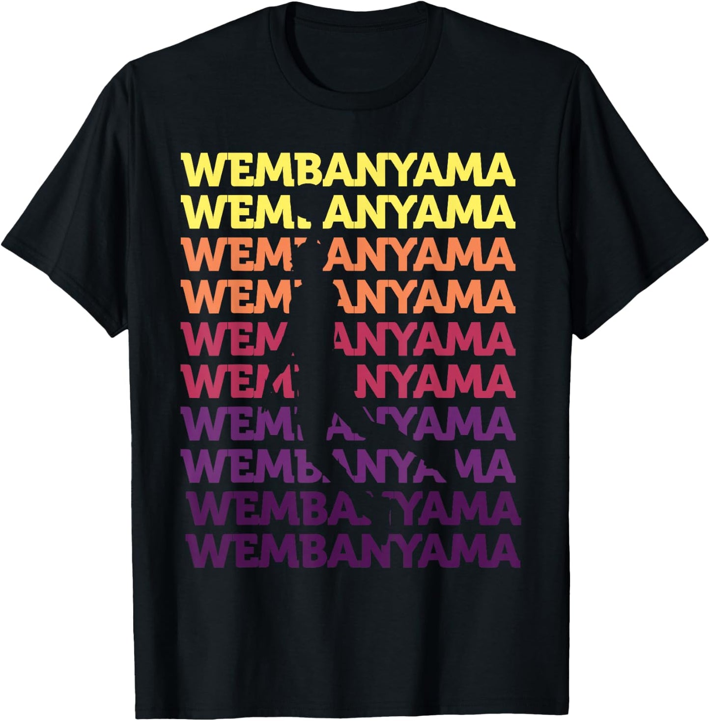 Wembanyama Basketball Amazing Gift Fan T-Shirt - T-Shirt | Black