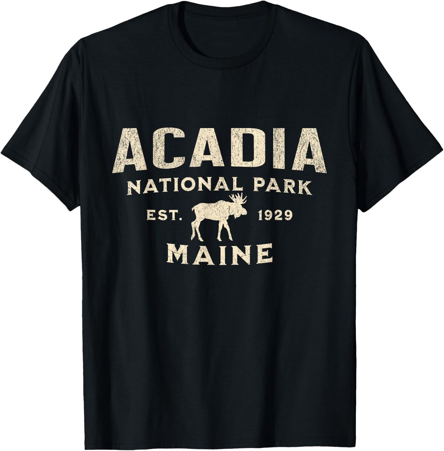 Acadia National Park T-Shirt - T-Shirt | Black