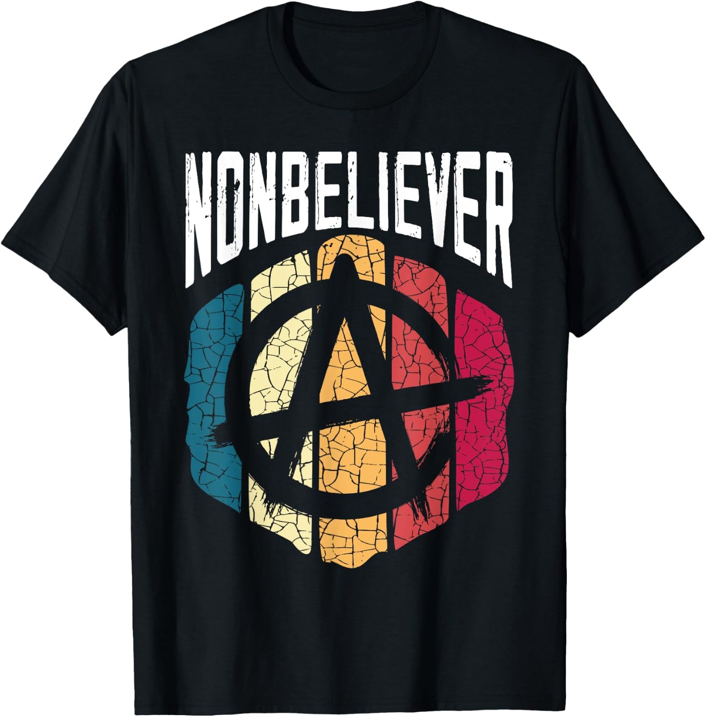 Nonbeliever Anti-Religion Agnostic Blackcraft Atheist T-Shirt - T-Shirt | Black