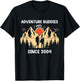 Adventure Buddies Since 2004 Hiking Partner T-Shirt - T-Shirt | Black
