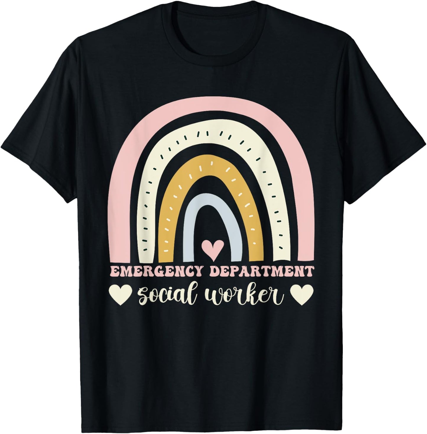Emergency department social worker T-Shirt - T-Shirt | Black