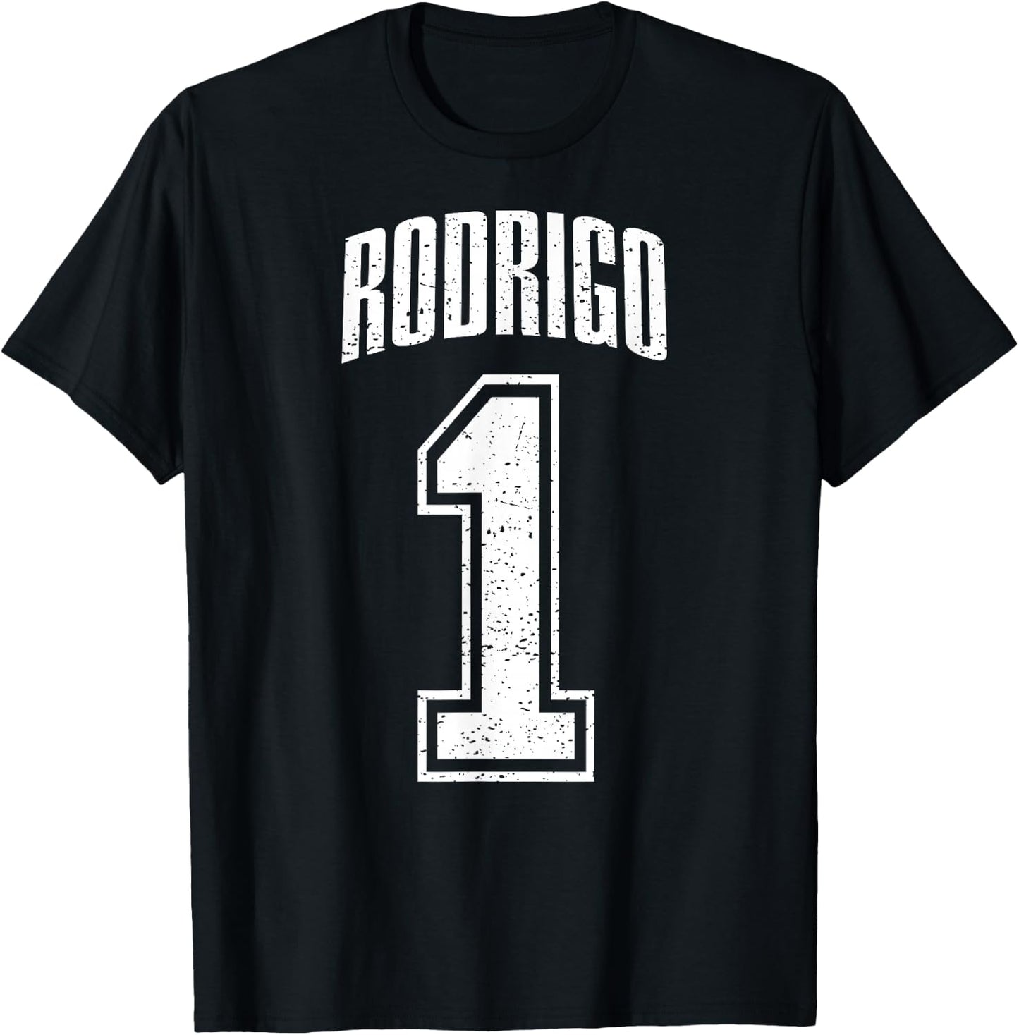 Rodrigo Supporter Number 1 Greatest Fan T-Shirt - T-Shirt | Black