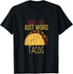 Books Are Just Word Tacos T-Shirt - T-Shirt | Black