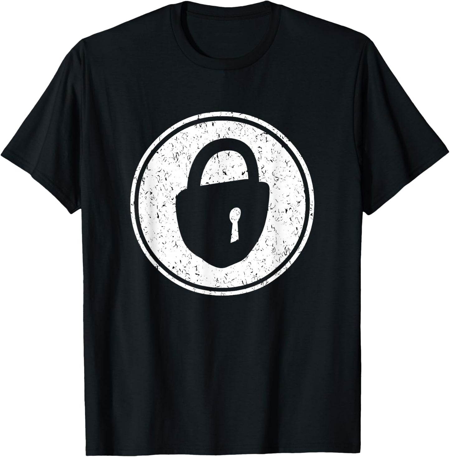 Locksmith Padlock Lock T-Shirt - T-Shirt | Black