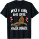 Just A Girl Who Loves Howler Monkeys T-Shirt - T-Shirt | Black