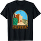 Hovenweep National Monument Emblem Vintage T-Shirt - T-Shirt | Black