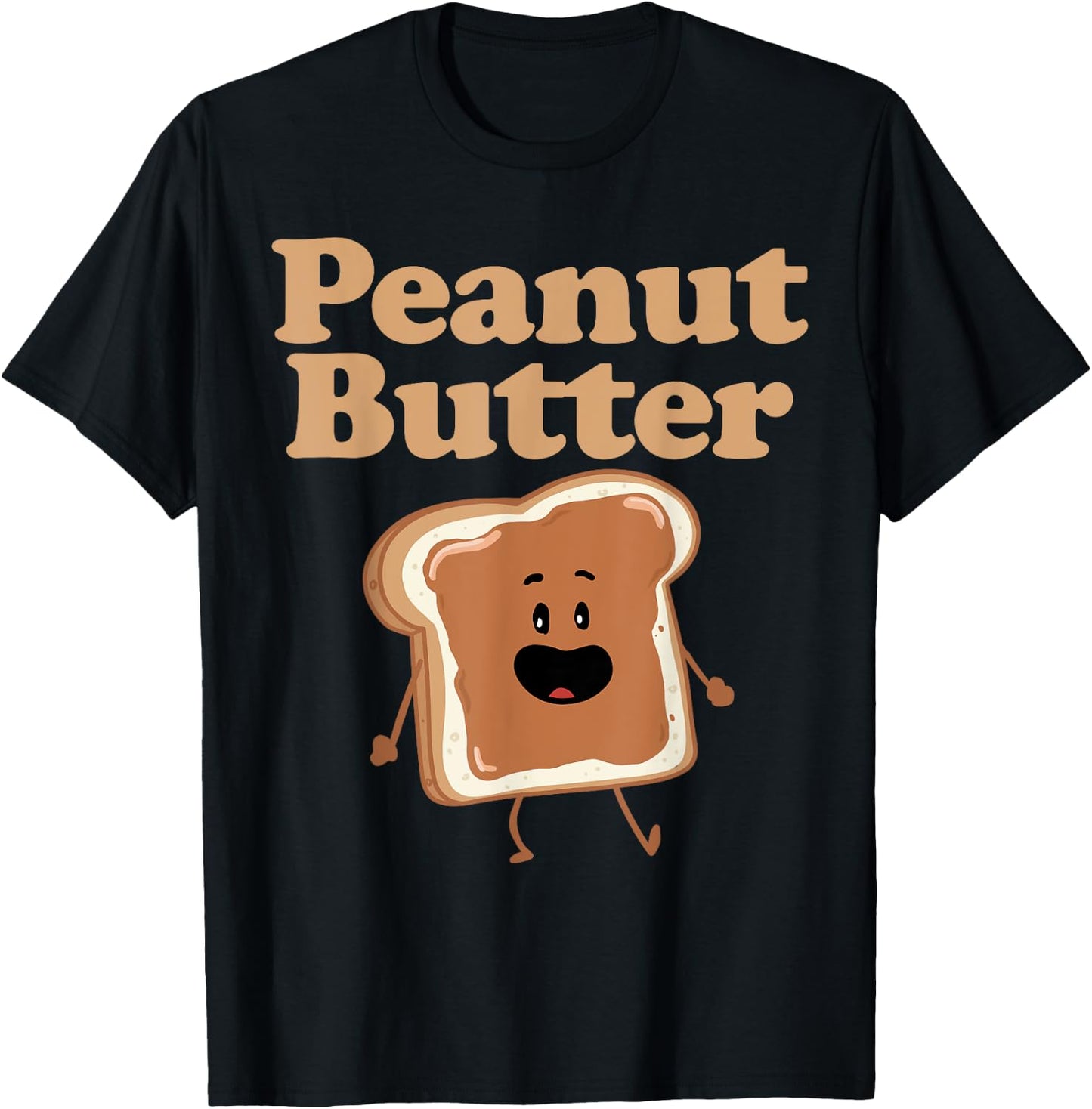 Dancing Peanut Butter matching Peanut Butter and Jelly T-Shirt - T-Shirt | Black