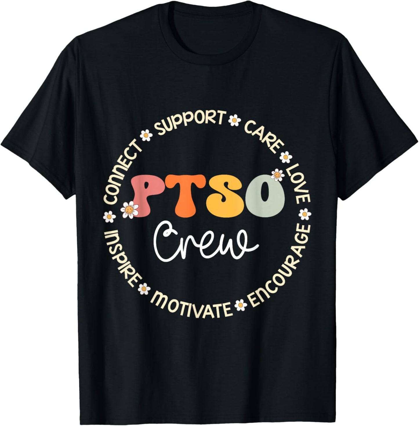 PTSO Crew Appreciation Week Back to School T-Shirt - T-Shirt | Black