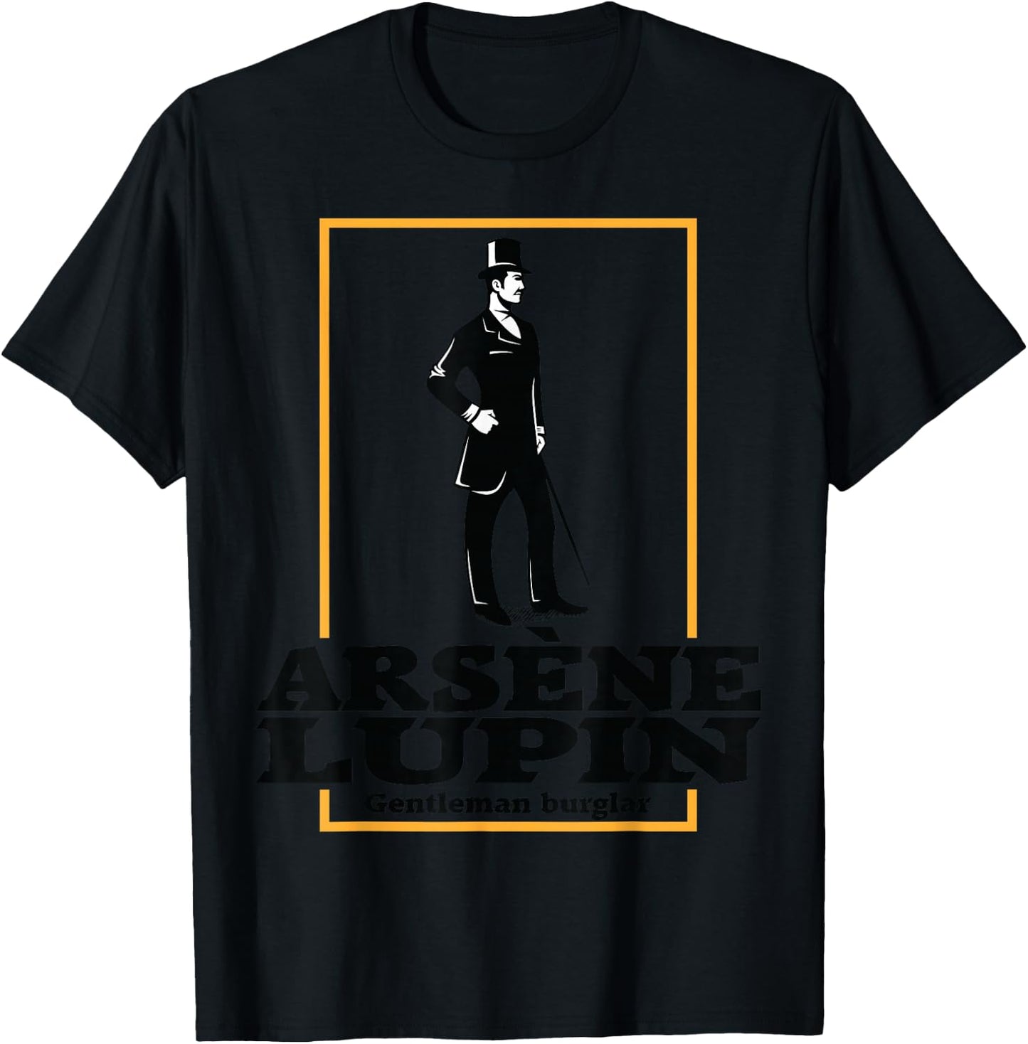 Arsene Lupin Gentleman Burglars Thief Detective Vintage T-Shirt - T-Shirt | Black