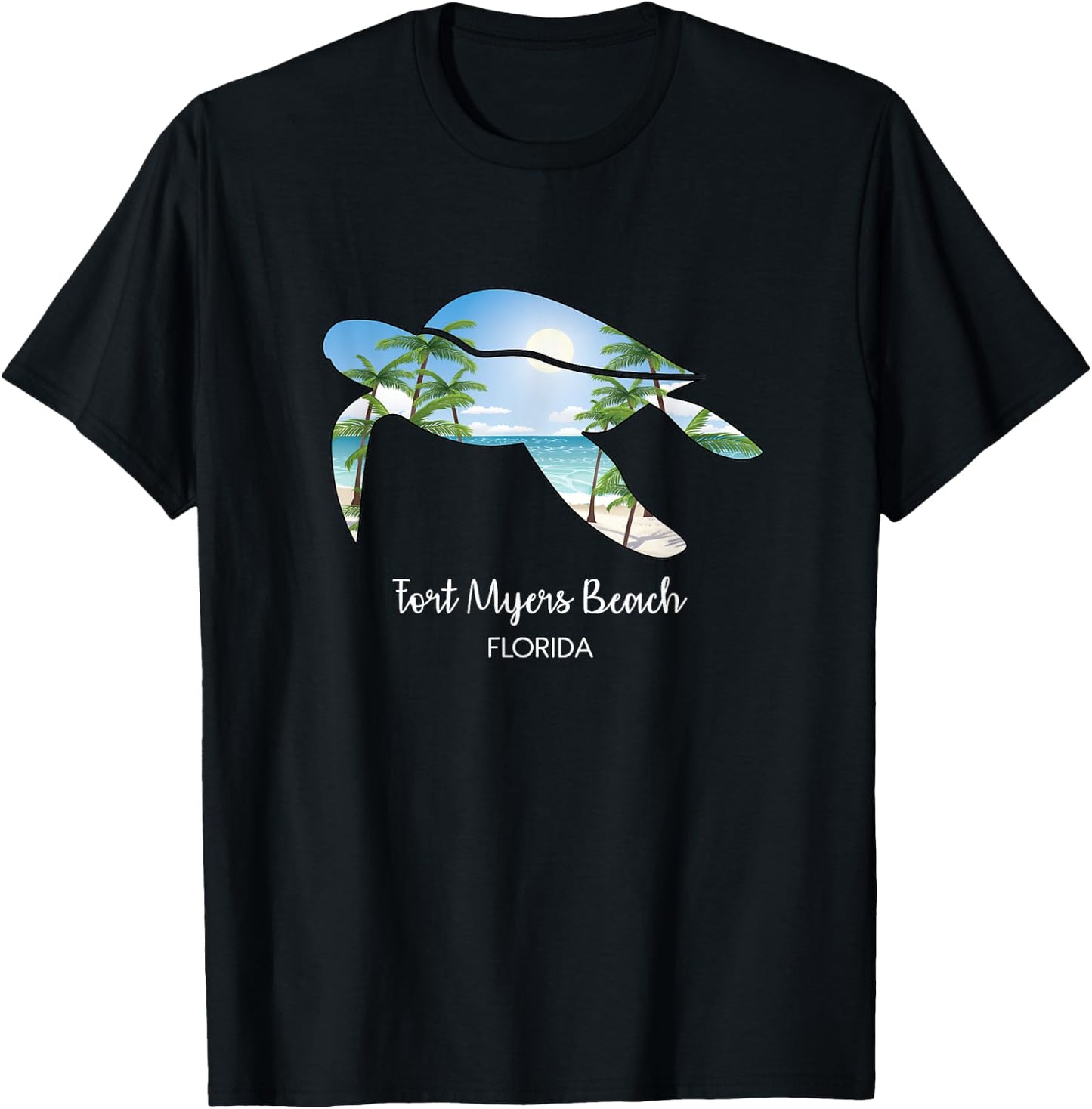 Fort Myers Beach Souvenir or Group Vacation Gift T-Shirt - T-Shirt | Black