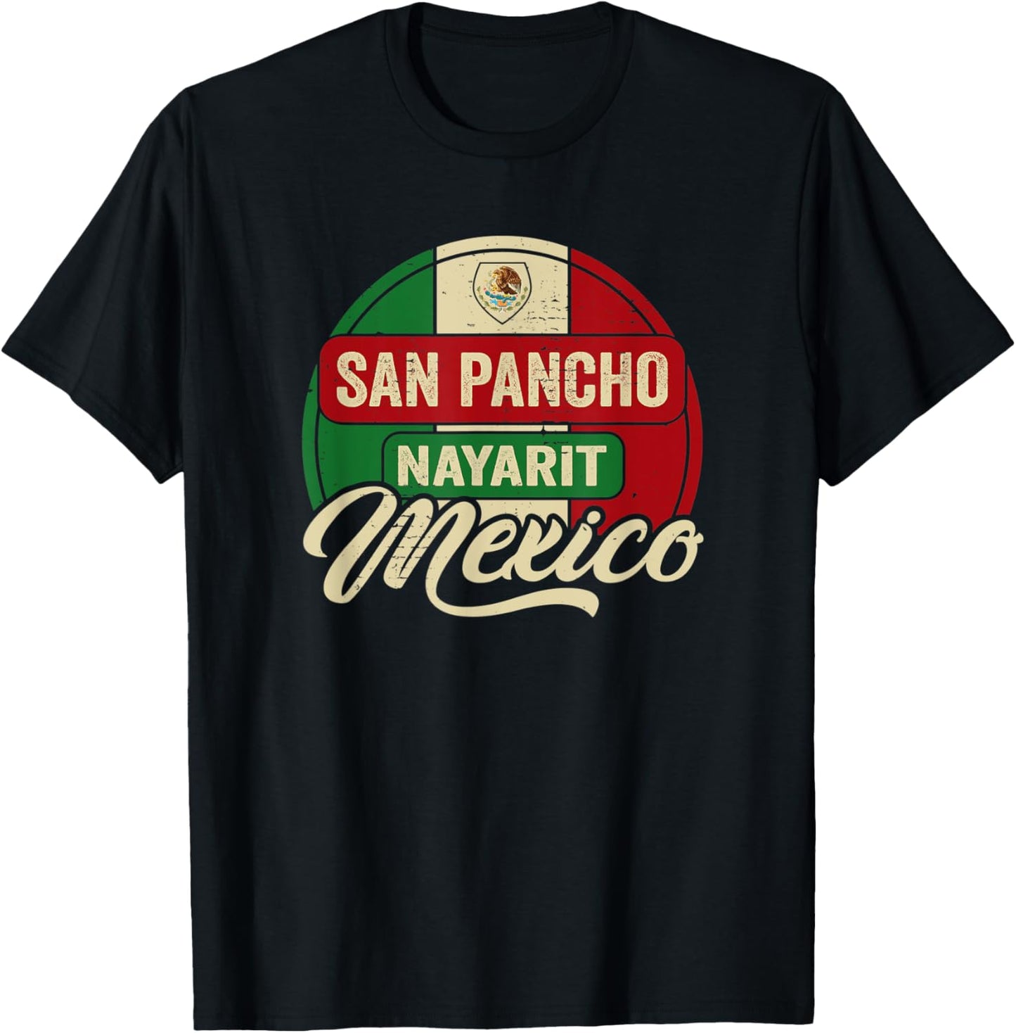 San Pancho Mexico T-Shirt - T-Shirt | Black