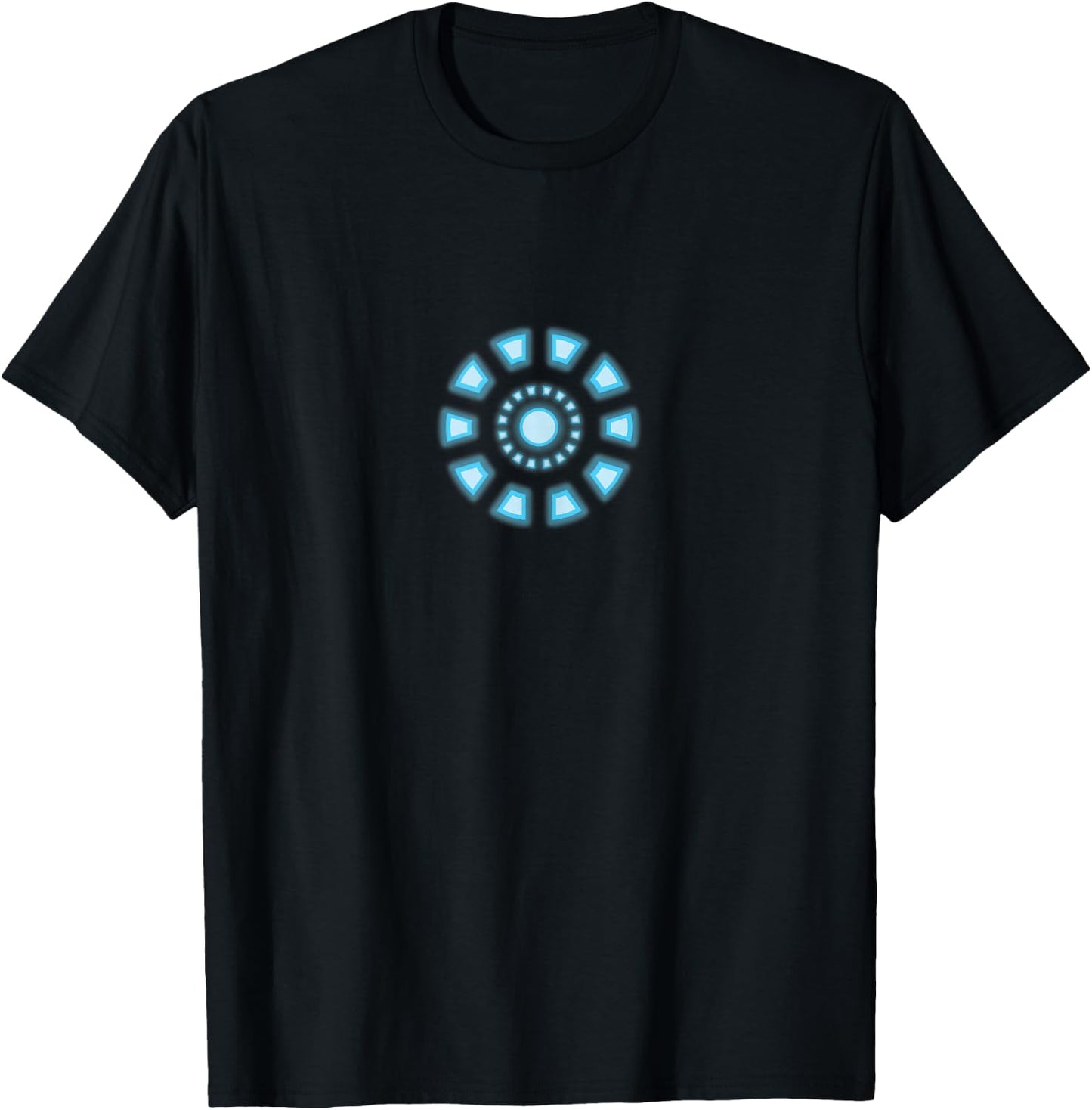 Marvel Studios Iron Man Tony Stark Arc Reactor Classic T-Shirt - T-Shirt | Black