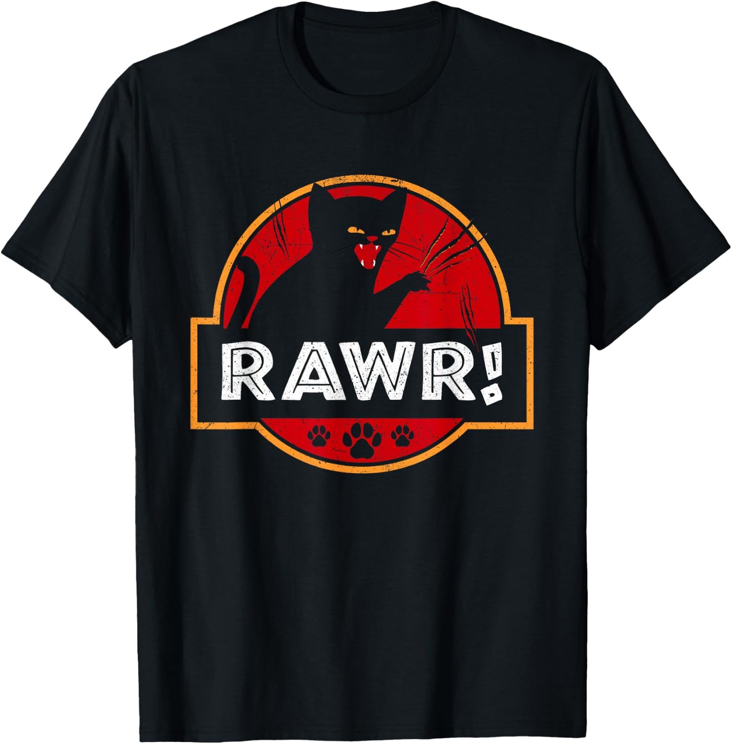 Rawr - Cat Lover Veterinarian Kitty Kitten Owner T-Shirt - T-Shirt | Black