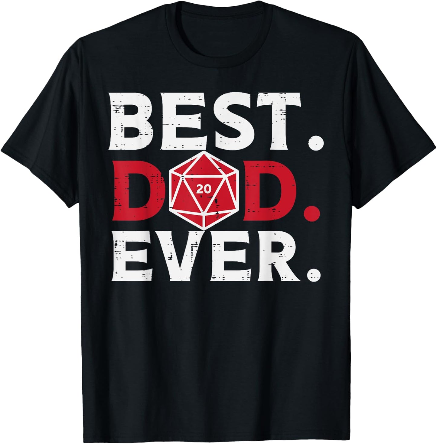 Rpg Best Dad Ever Funny Gamer Daddy Papa Men T-Shirt - T-Shirt | Black