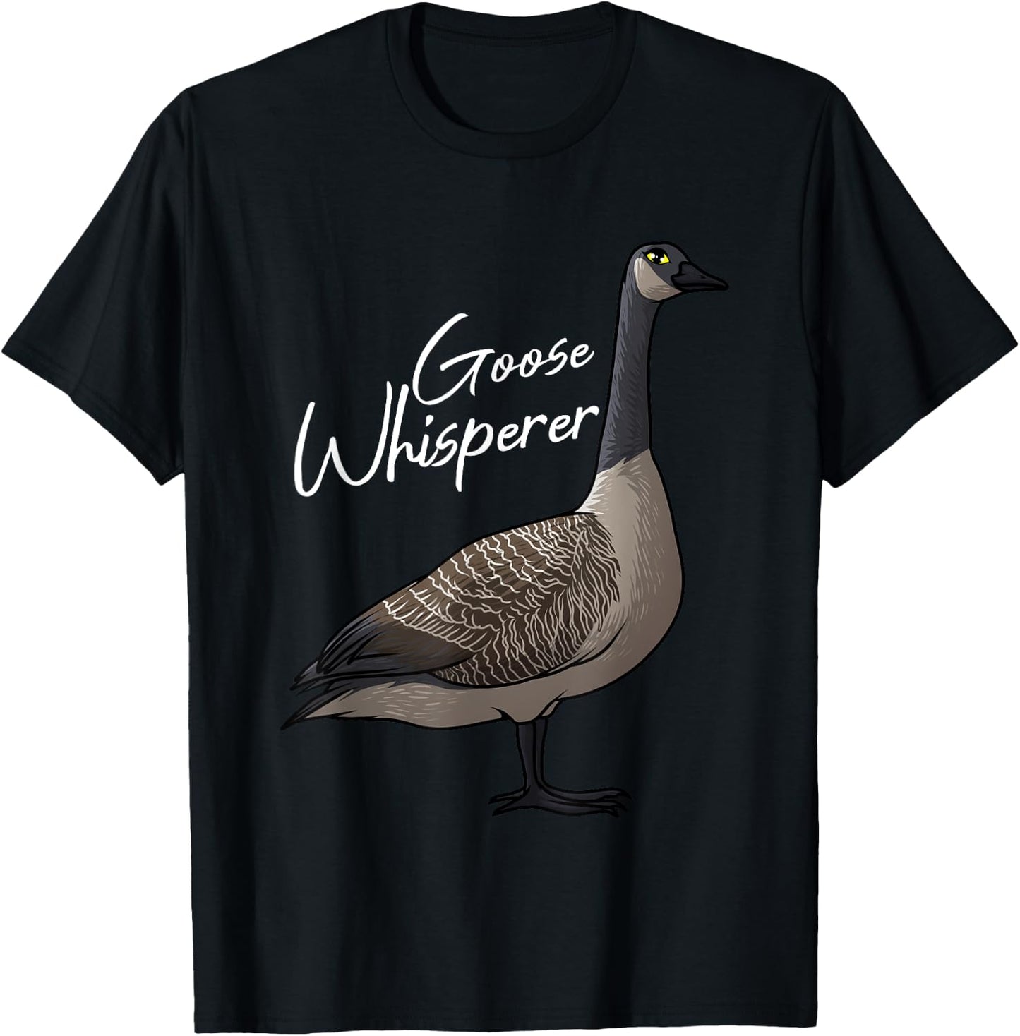 Funny Goose Designs For Toddlers Kids Farm Bird Whisperers T-Shirt - T-Shirt | Black