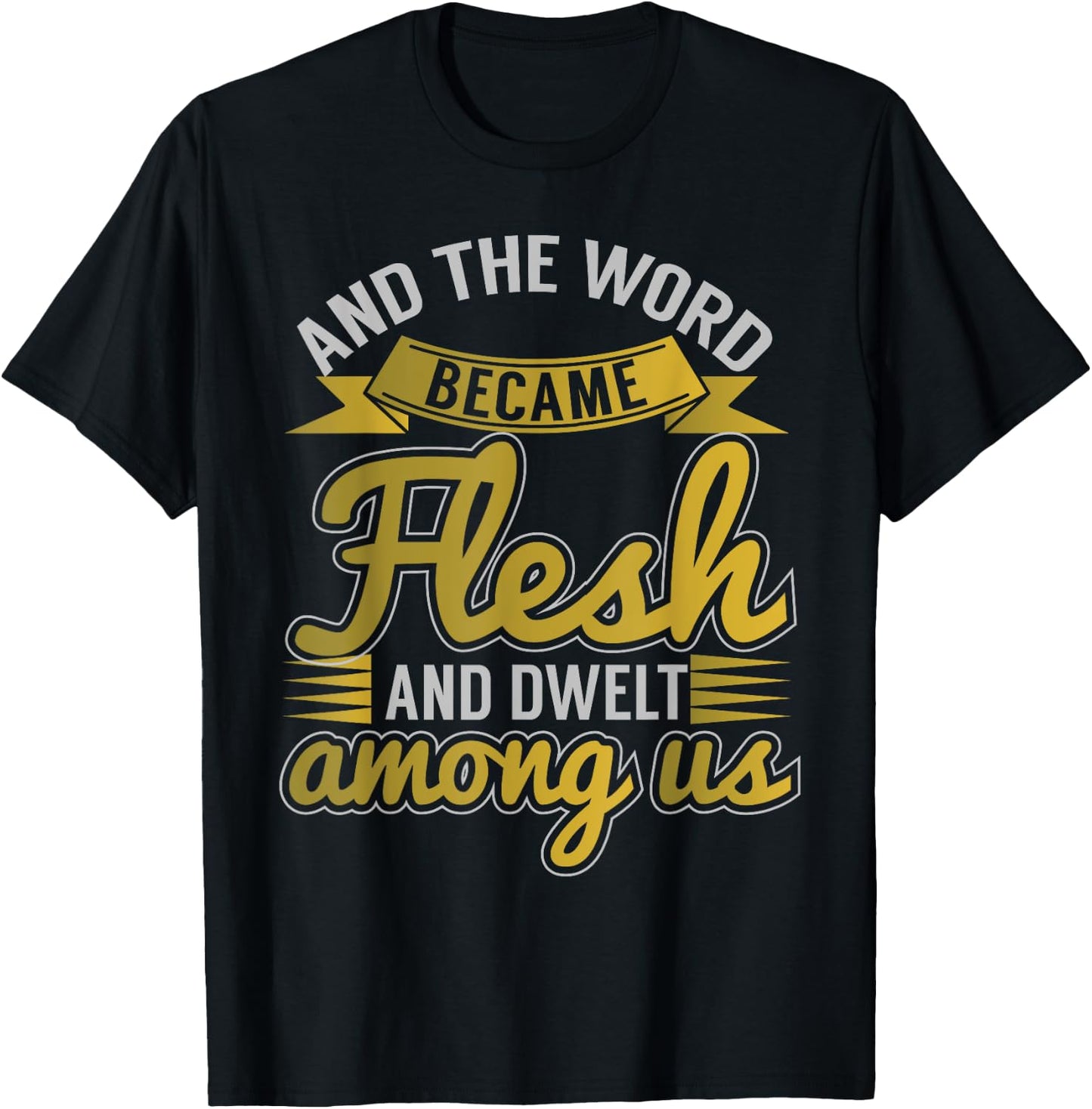 Hebrew Israelite Clothing Judah Word Became Flesh T-Shirt - T-Shirt | Black