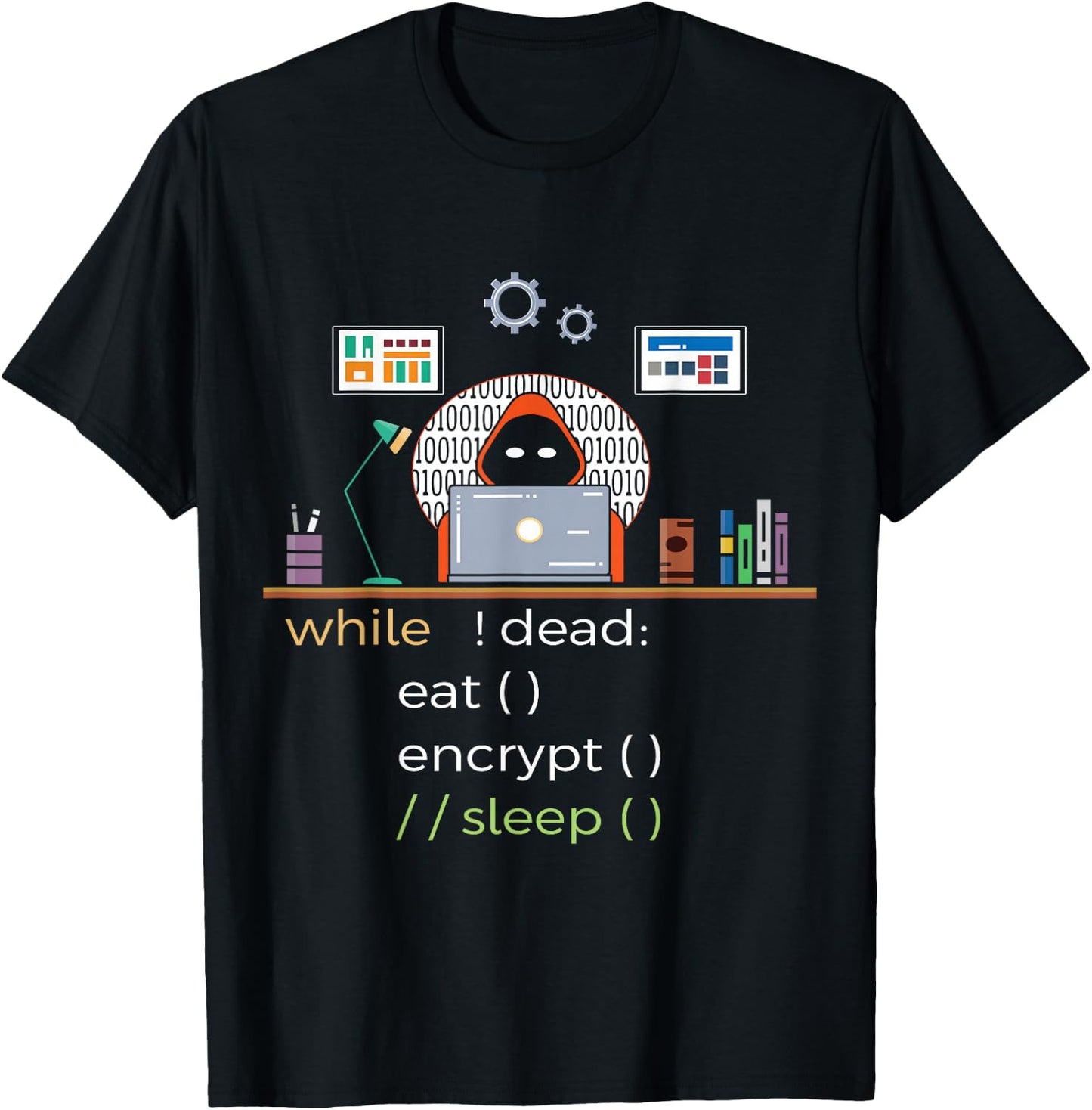 Cyber security Professional Funny IT Security Ethical hacker T-Shirt - T-Shirt | Black