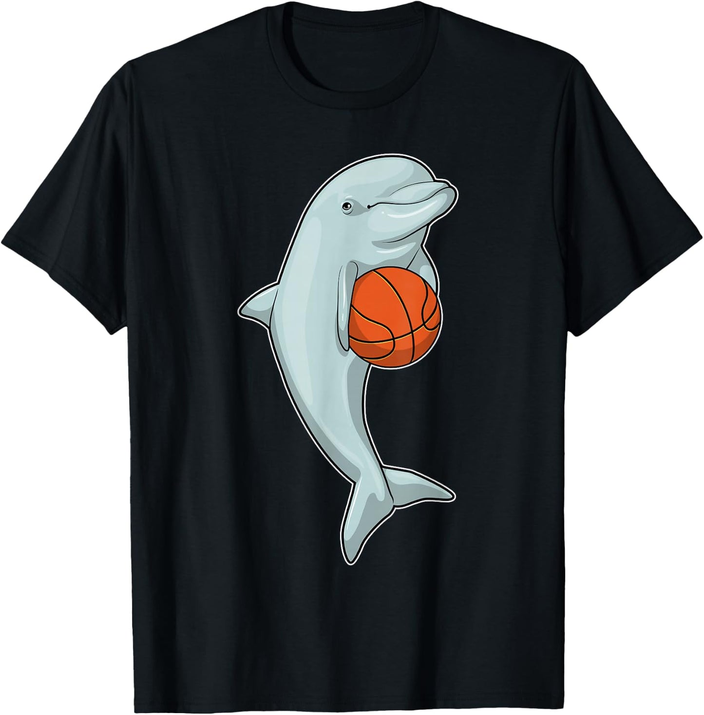 Dolphin Basketball player Basketball Sports T-Shirt - T-Shirt | Black