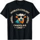 World's Coolest Cow Dad Papa - Men Farmer Charolais T-Shirt - T-Shirt | Black