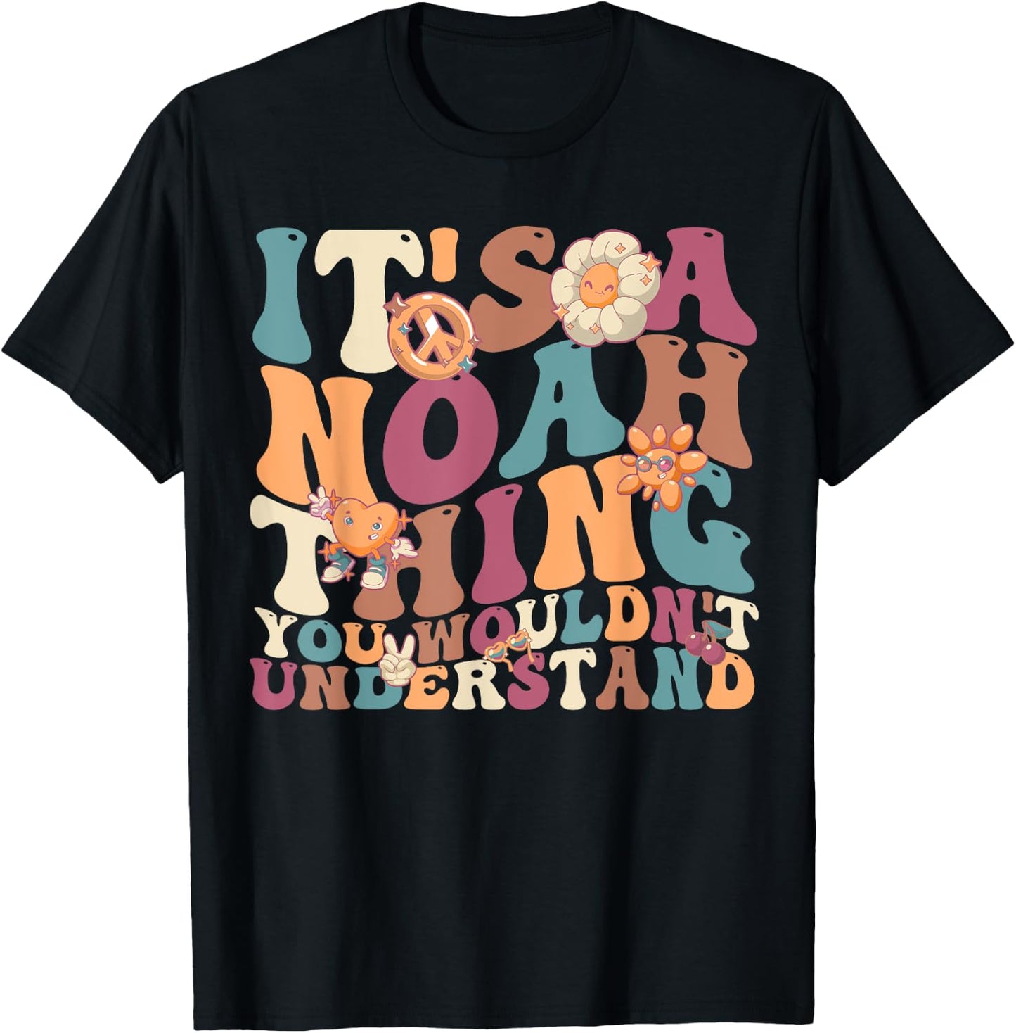It's Noah Thing You Wouldn't Understand, For Noah T-Shirt - T-Shirt | Black