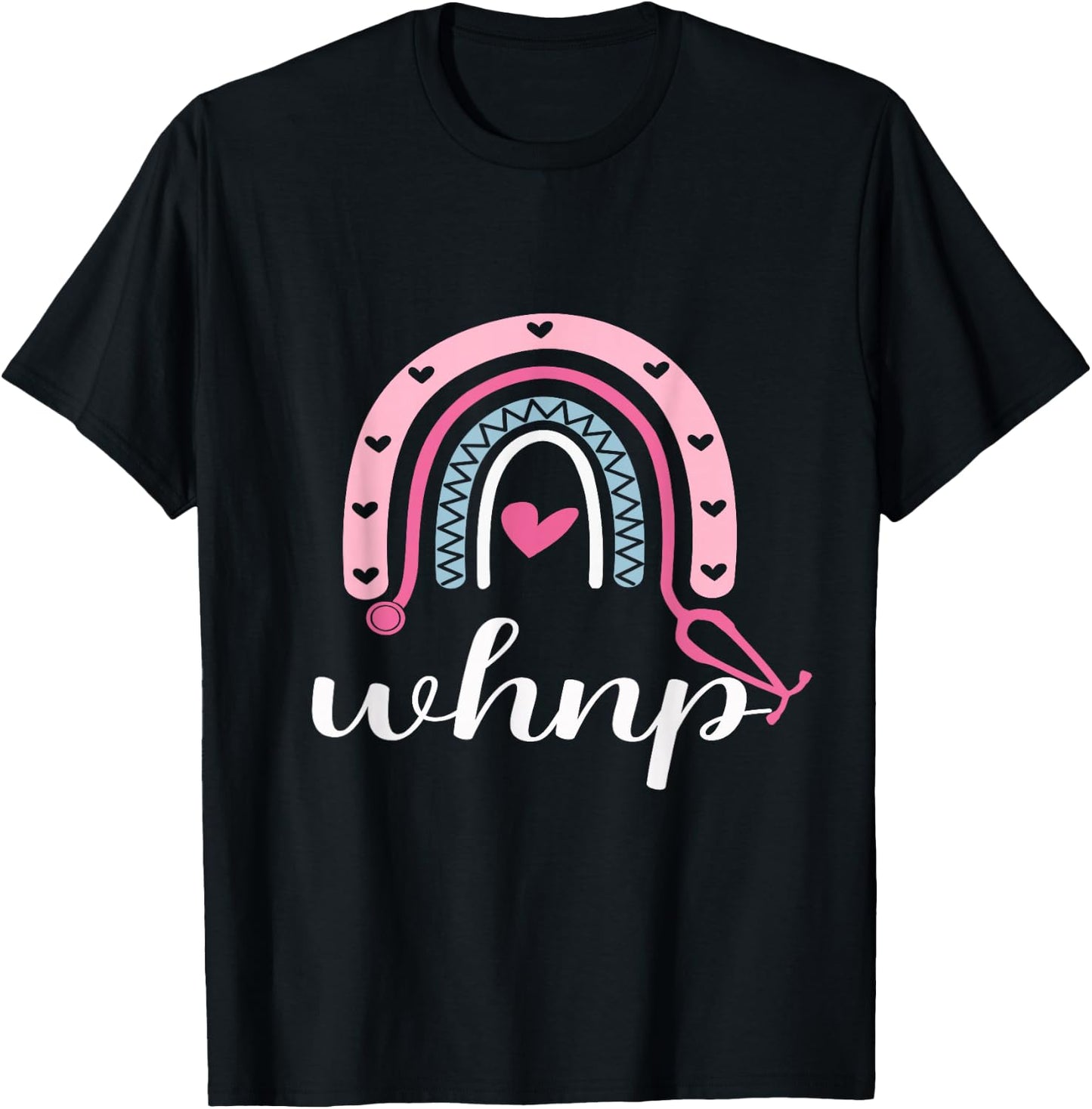 Rainbow Women's Health Nurse Practitioner whnp T-Shirt - T-Shirt | Black