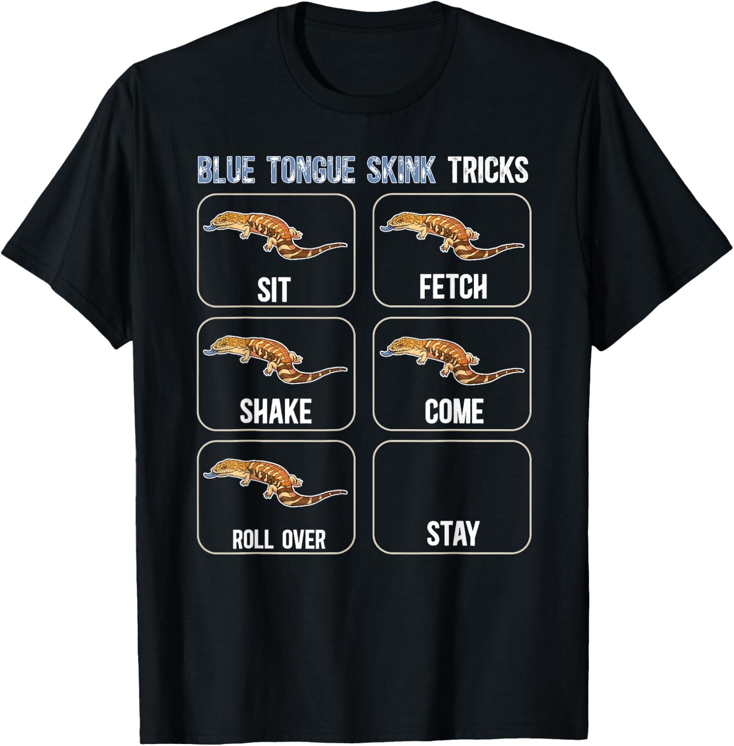 Blue Tongued Skink Owner Blue Tongued Skink Dad T-Shirt - T-Shirt | Black