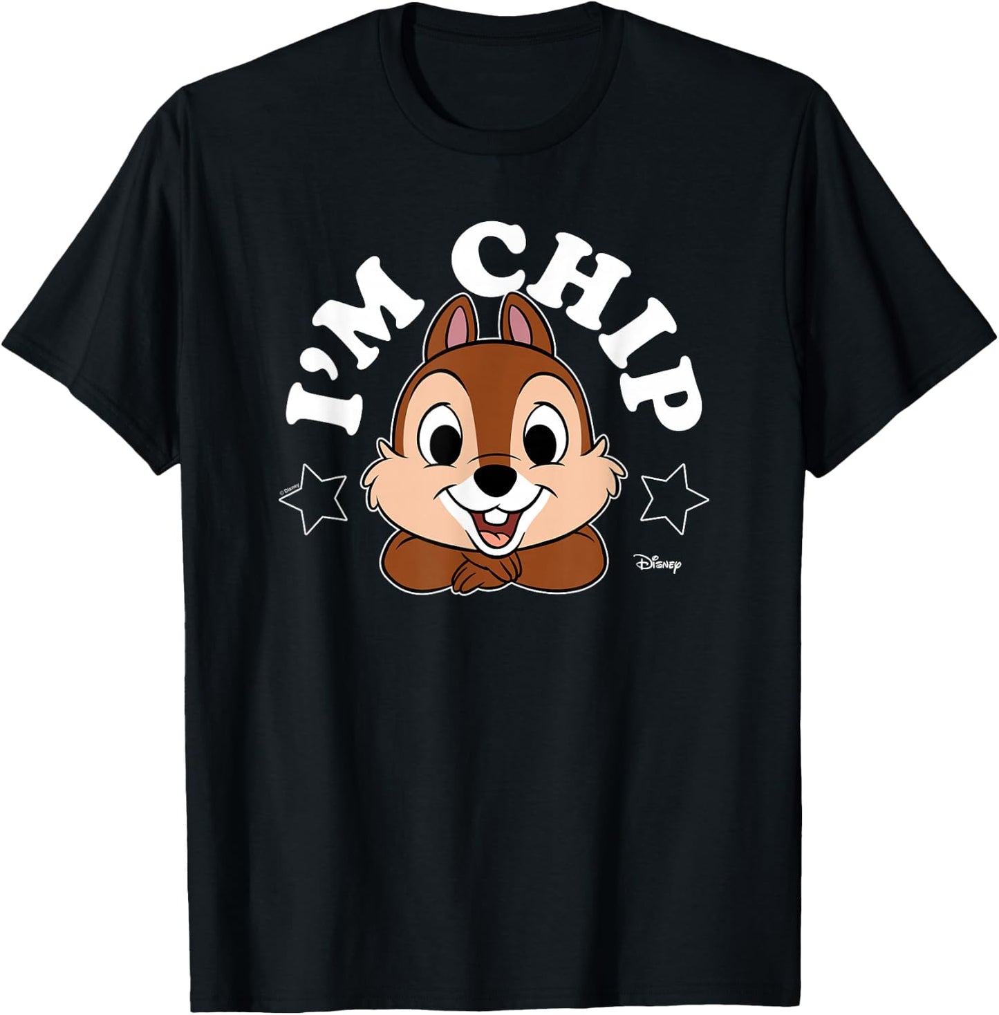 Chip 'N Dale Rescue Rangers - I'm Chip T-Shirt - T-Shirt | Black