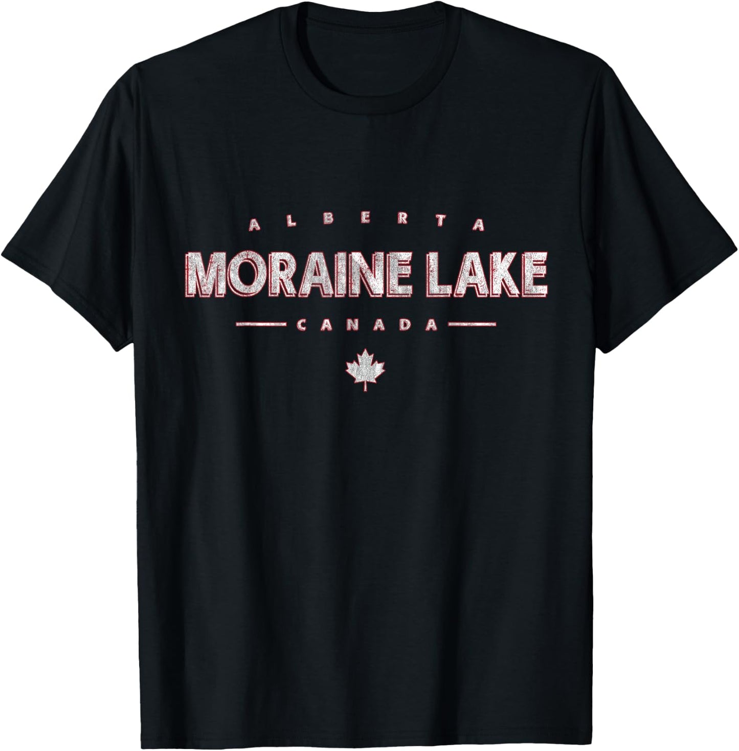 Moraine Lake Alberta Canada - Moraine Lake Canada T-Shirt - T-Shirt | Black