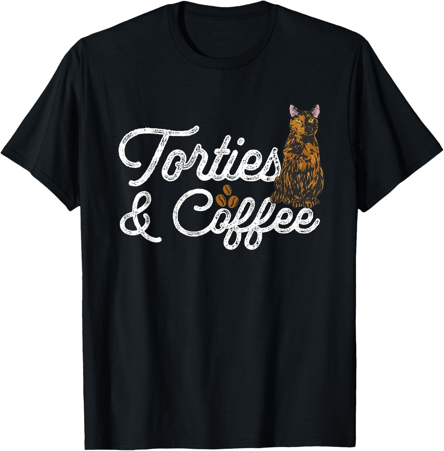 Coffee Tortoiseshell Cat Tortie Women T-Shirt - T-Shirt | Black