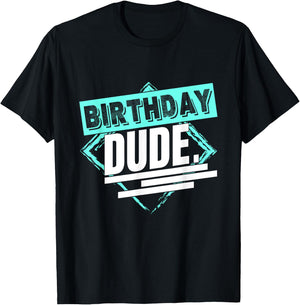 Perfect Dude Merchandise Boys Birthday Dude Graphic Novelty T-Shirt - T-Shirt | Black