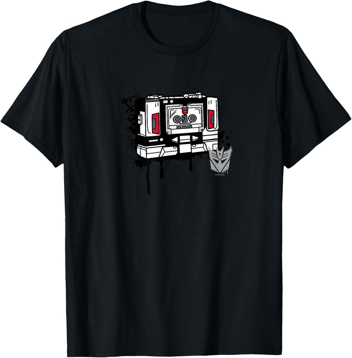 Transformers Soundwave Tape Cassette Player Form Graffiti T-Shirt - T-Shirt | Black