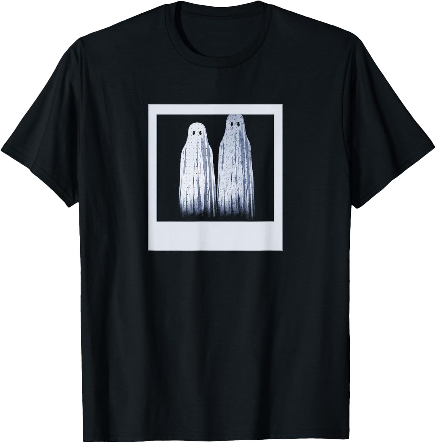 Strange and Unusual Ghost Photo Funny Horror Movie T-Shirt - T-Shirt | Black