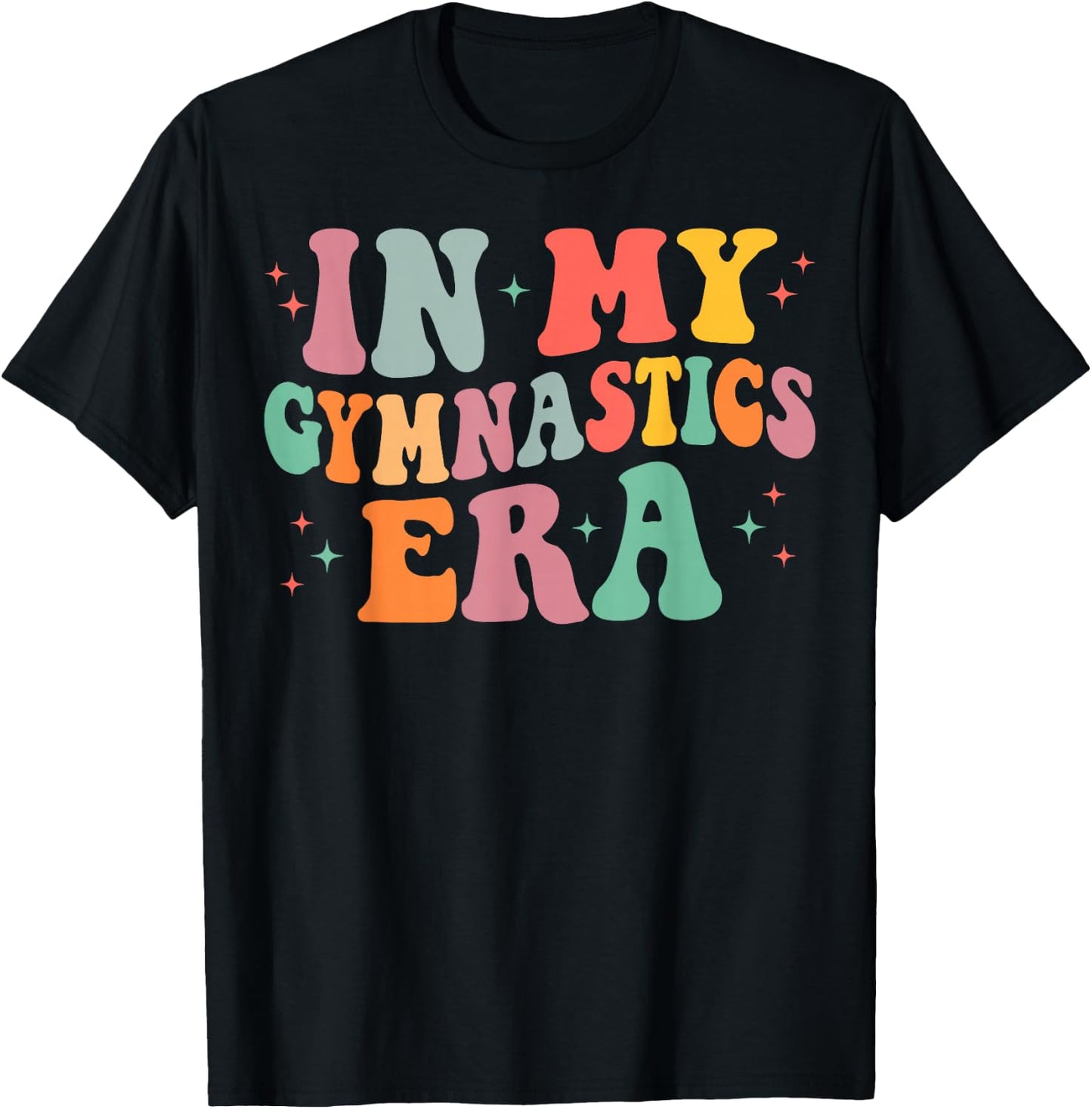 In My Gymnastics Era Funny Gymnast Gymnastic T-Shirt - T-Shirt | Black