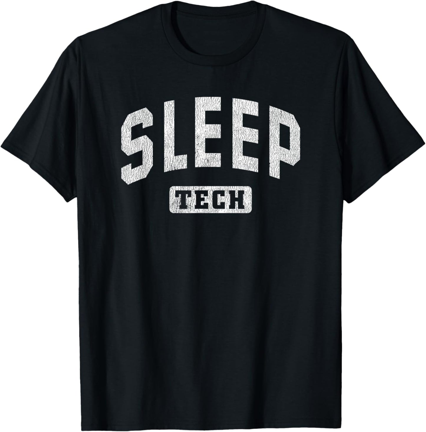 Sleep Technologist Polysomnography Sleep Tech T-Shirt - T-Shirt | Black