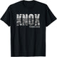 Downtown Knox TN Knoxville Tennessee Skyline Art Souvenir T-Shirt - T-Shirt | Black