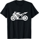 Ninja Motorcycle Silhouette Logo T-Shirt - T-Shirt | Black
