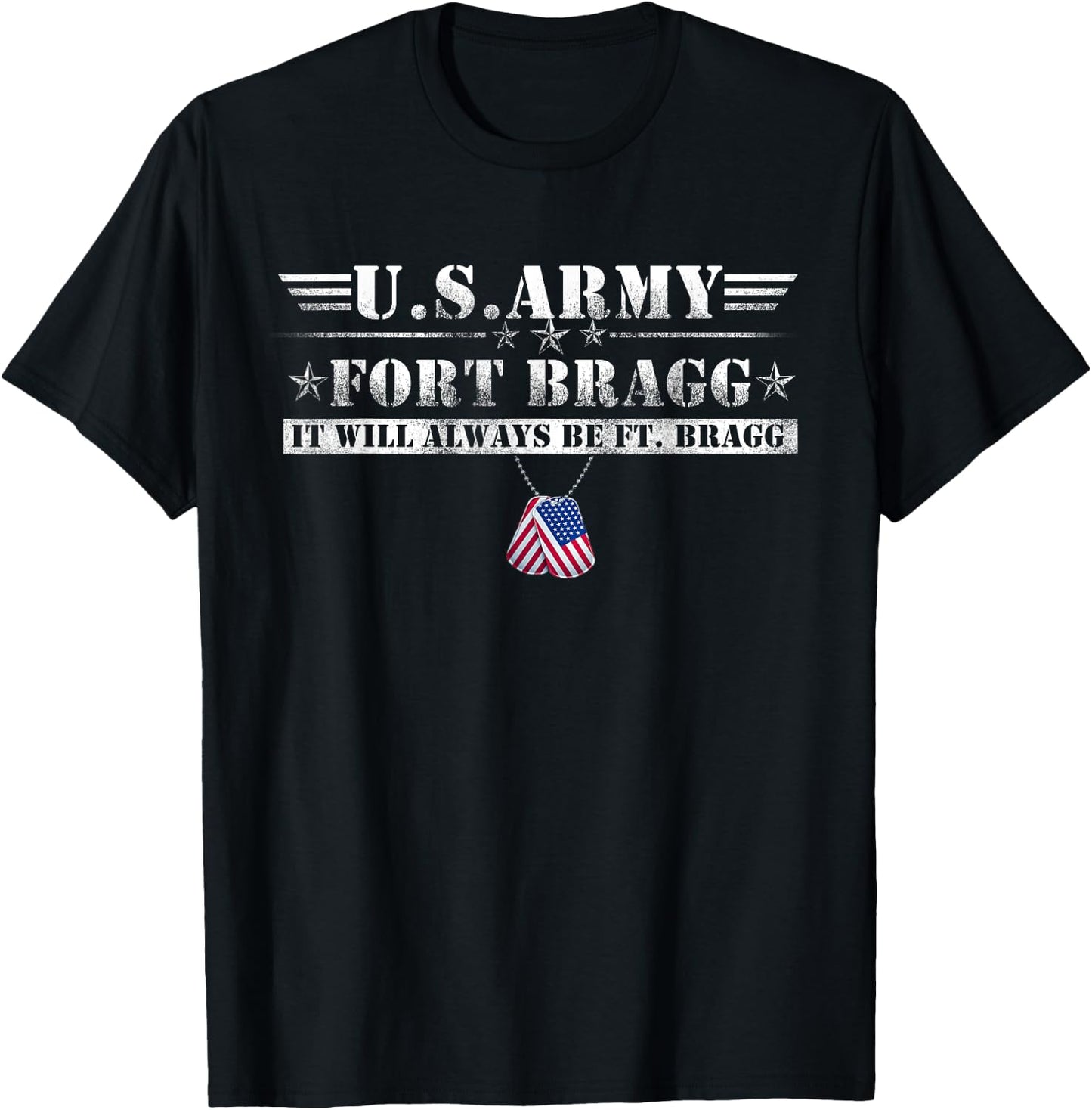 Born At Ft Benning Raised Fort Bragg Airborne, Veterans Day T-Shirt - T-Shirt | Black