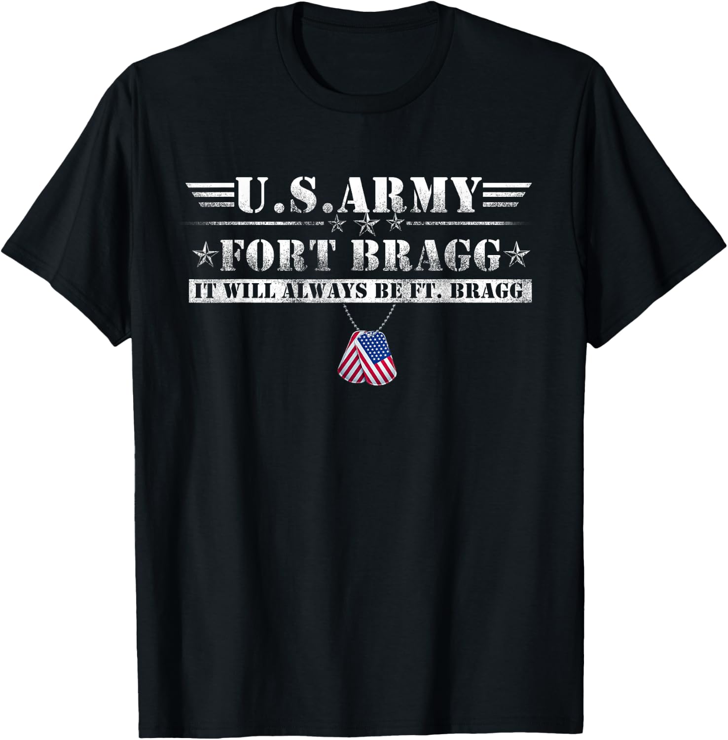 Born At Ft Benning Raised Fort Bragg Airborne, Veterans Day T-Shirt - T-Shirt | Black