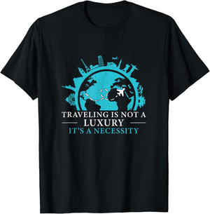 Travel Consultant Agent A Necessity Funny Tour Operator T-Shirt - T-Shirt | Black