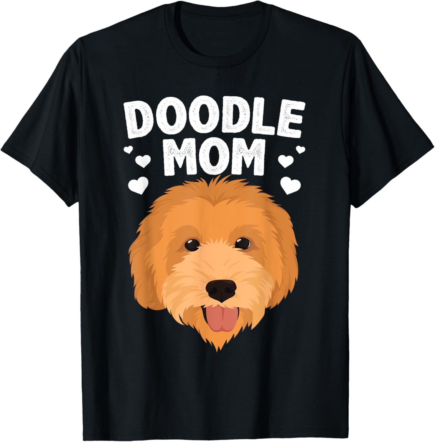 Cool Doodle Mom Girls Mama Golden Doodle Dog Owner T-Shirt - T-Shirt | Black