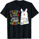 Attendance Llama Attendance Clerk School Attendance Clerk T-Shirt - T-Shirt | Black