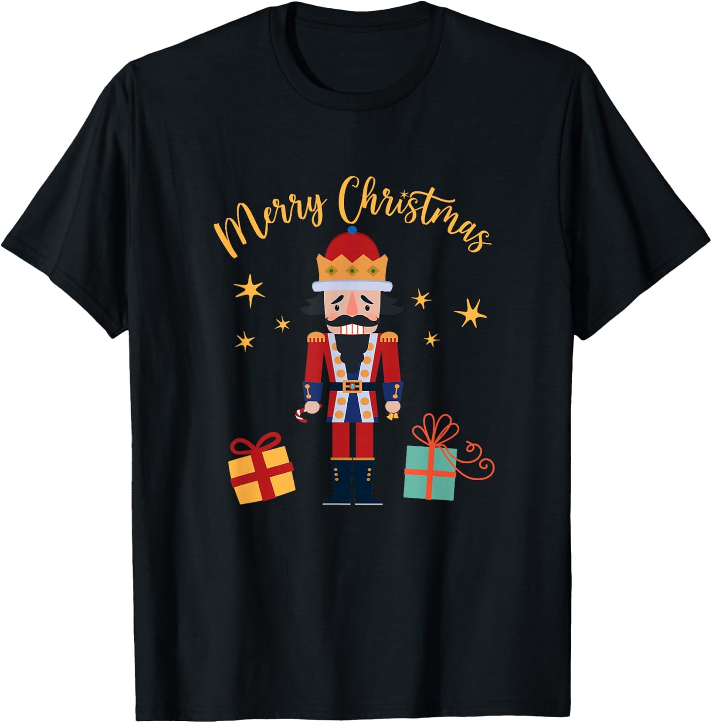 Merry Christmas - Nutcracker T-Shirt - T-Shirt | Black