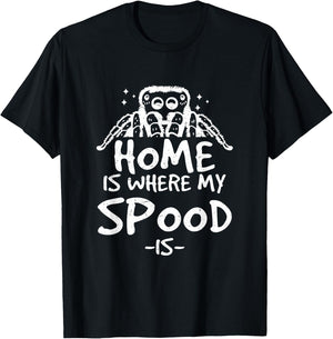 Classic Jumping Spider Spooder For A Salticidae Spood Owner T-Shirt - T-Shirt | Black