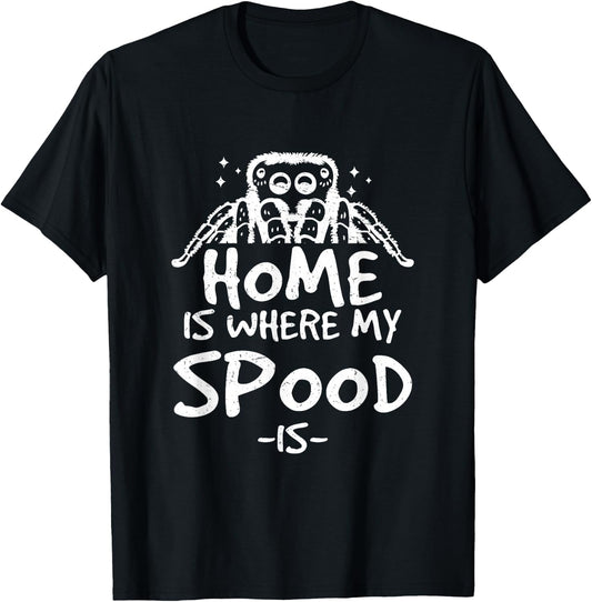 Classic Jumping Spider Spooder For A Salticidae Spood Owner T-Shirt - T-Shirt | Black