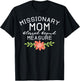 Funny Missionary Mom Blessed Beyond Measure LDS Mother's Day T-Shirt - T-Shirt | Black