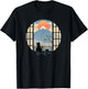 Coffee Cat in Mt. Fuji T-Shirt - T-Shirt | Black