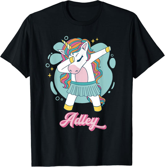 Adley Merch Unicorn Design T-Shirt - T-Shirt | Black