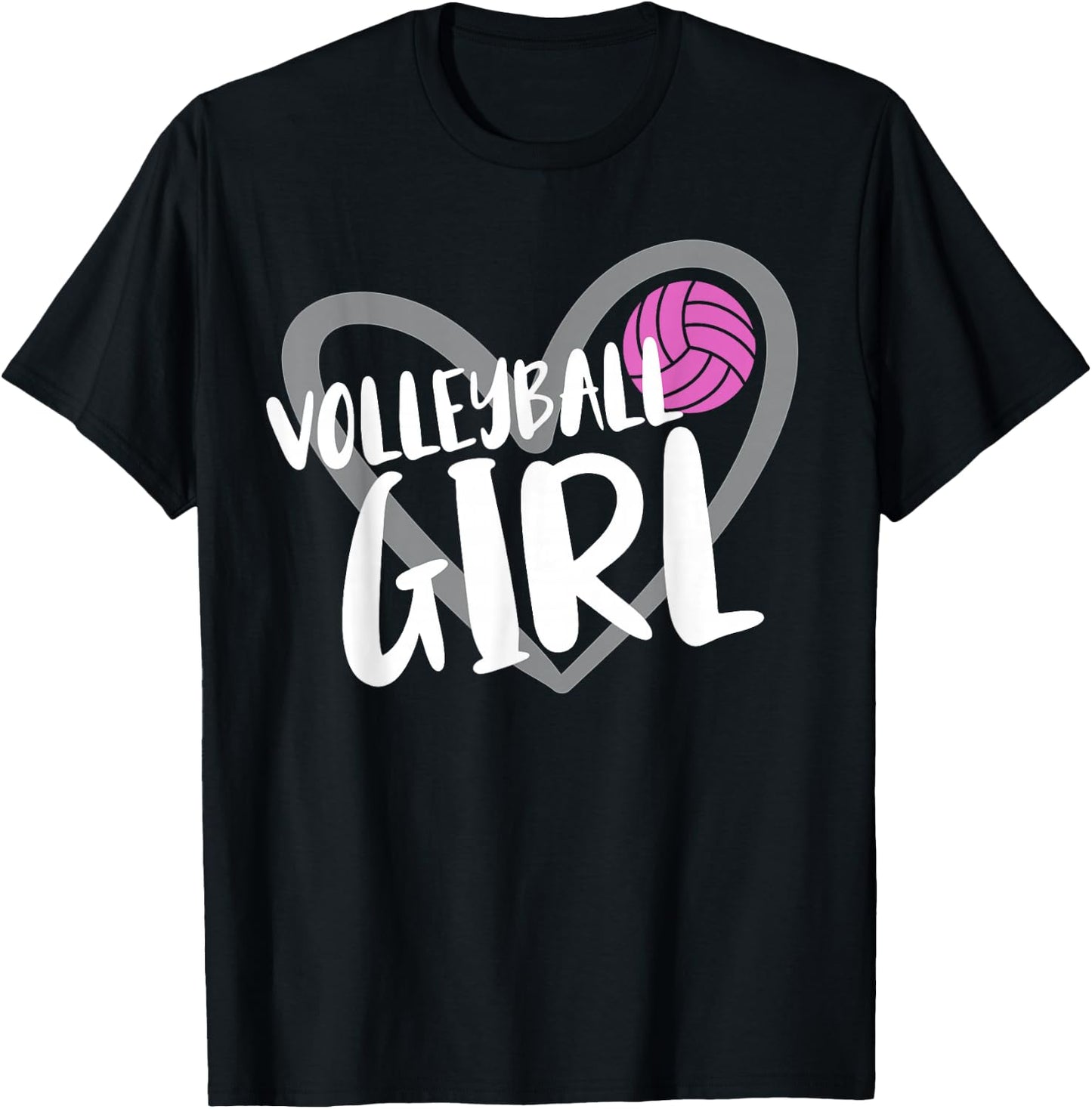Volleyball Girl T-Shirt - T-Shirt | Black