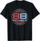 BattleBots Patriotic American Flag Circle Logo Small T-Shirt - T-Shirt | Black